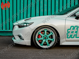 Капот с глухими жабрами SkyActivSport на Mazda 6 / Atenza GJ (2012 - н.в.)